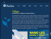 Tablet Screenshot of barlux.cz